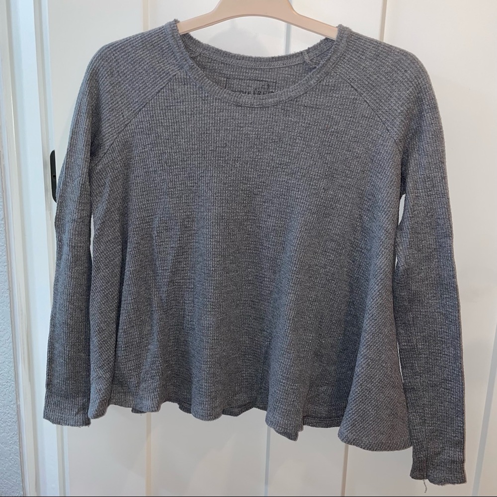 Free people waffle top